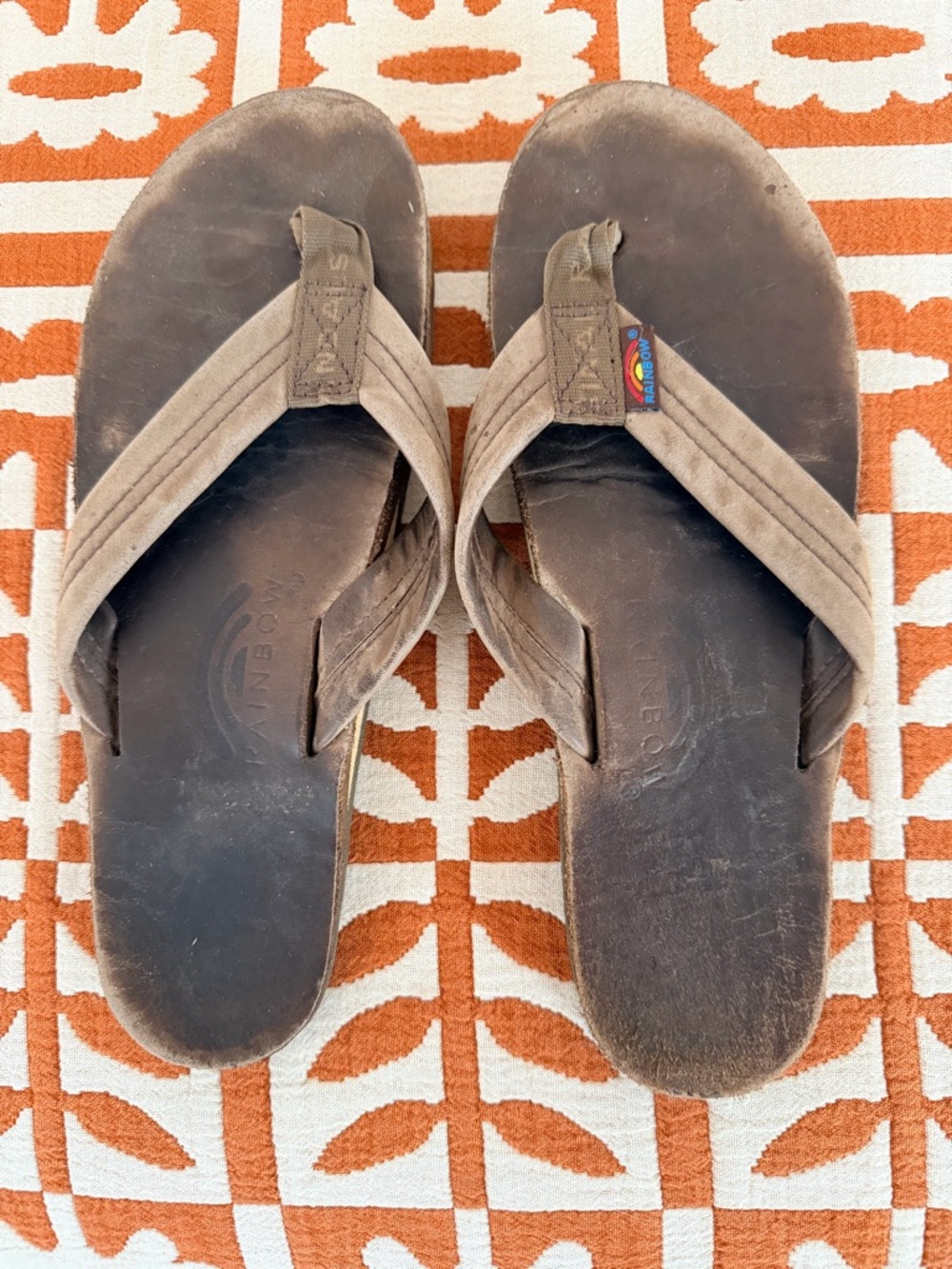 Rainbow Women's Luxury Leather Sandals in Nogales Wood